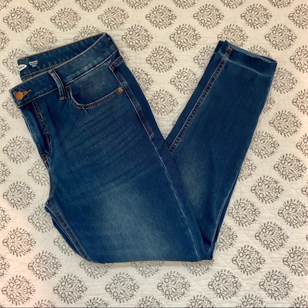 Old Navy Rockstar Skinny Jeans Medium Wash Size 12